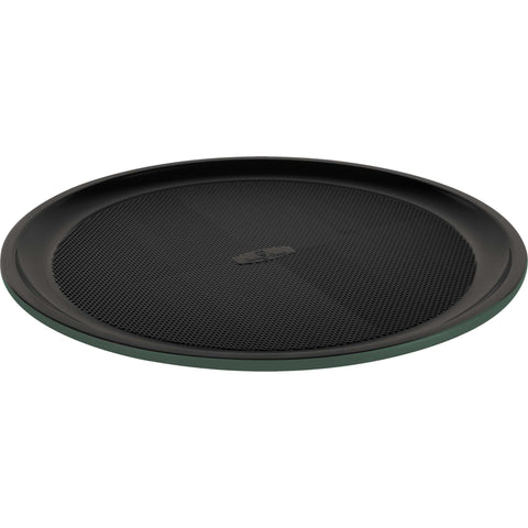 Product image of Pizza pan 32cm. Part of the Matte Green Collection . Features: • Material: carbon steel with titanPro non-stick coating • Size: 32*1,1 cm • Color: matt green. (Studio view). Official Berlinger Haus product, boosted by Promintra sl.