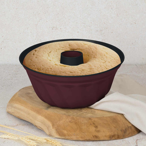 BH/7996,BH/7884,Molde Bundt 25cm,Burdeos Mate,utensilios para hornear,molde Bundt,horneado,pasteles