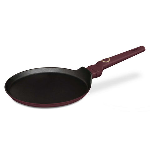 BH/8025, Sartén para crepes de 25 cm, Burdeos mate, Sartén para crepes de 25 cm, Sartén para crepes, Utensilios de cocina, Cocina, Sartenes, Sartén para crepes/panqueques