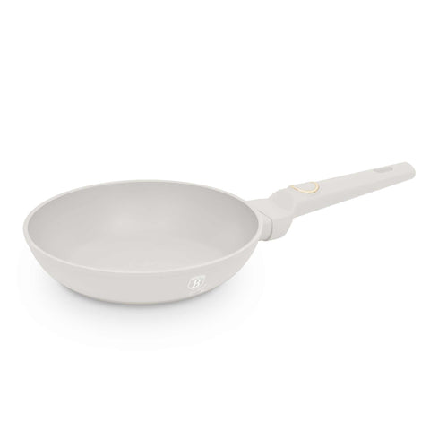 Product image of Frypan 20cm. Part of the Sahara Collection . Features: • Material: forged aluminum with non-stick titanPro coating • Frypan Ø20*4,5 cm 1,0L • Color: matt cream REGISTERED DESIGN BY BERLINGER HAUS!. (Conceptual view). Official Berlinger Haus product, boosted by Promintra sl.
