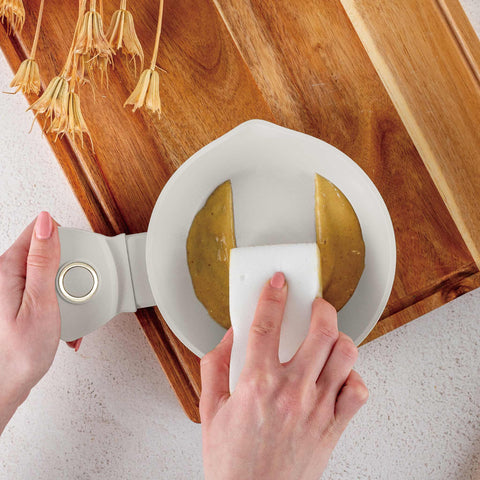 BH/8076, Mini sartén 16cm, Crema Mate, mini sartén 16 cm, mini sartén, sartén, utensilios de cocina, cocina, sartenes