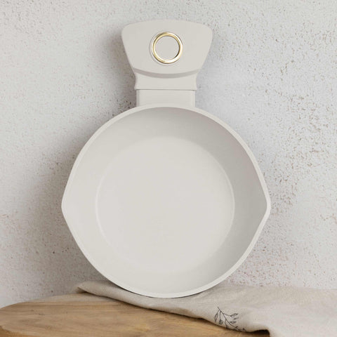 BH/8076, Mini sartén 16cm, Crema Mate, mini sartén 16 cm, mini sartén, sartén, utensilios de cocina, cocina, sartenes
