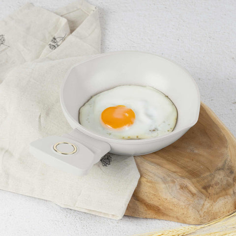 BH/8076, Mini sartén 16cm, Crema Mate, mini sartén 16 cm, mini sartén, sartén, utensilios de cocina, cocina, sartenes