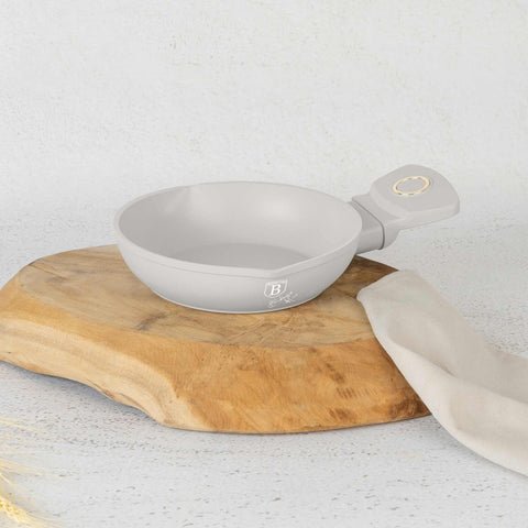 BH/8076, Mini sartén 16cm, Crema Mate, mini sartén 16 cm, mini sartén, sartén, utensilios de cocina, cocina, sartenes