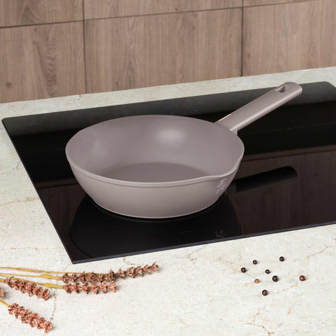 BH/8090, Sartén honda con 2 bocas 24cm, Topo Mate, Sartén honda 24 cm, Sartén, Sartén honda, Sartén, Batería de cocina, Cocina, Sartenes