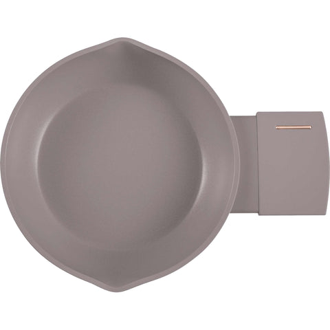 Product image of Mini pan 16cm. Part of the Taupe Collection . Features: • Material: forged aluminum with non-stick titanPro coating • Mini pan Ø16 cm • Color: matt taupe REGISTERED DESIGN BY BERLINGER HAUS!. (Studio view). Official Berlinger Haus product, boosted by Promintra sl.