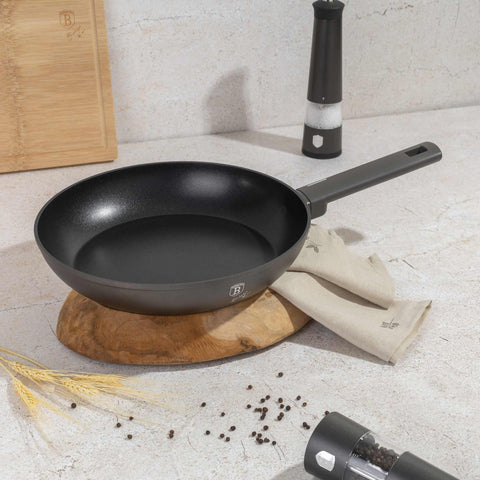 BH/8114, Sartén 28cm, Antracita Mate, Sartén 28 cm, Sartén, Sartén, Batería de cocina, Cocina, Sartenes