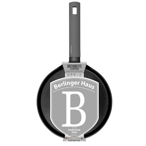 BH/8115, Sartén para crepes de 25 cm, Antracita mate, Sartén para crepes de 25 cm, Sartén para crepes, Batería de cocina, Cocina, Sartenes, Sartén para crepes/panqueques