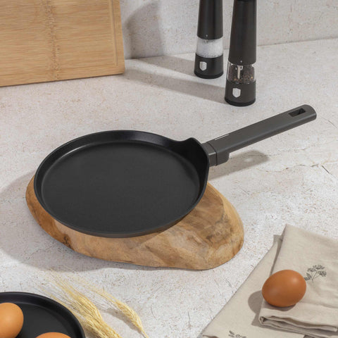BH/8115, Sartén para crepes de 25 cm, Antracita mate, Sartén para crepes de 25 cm, Sartén para crepes, Batería de cocina, Cocina, Sartenes, Sartén para crepes/panqueques