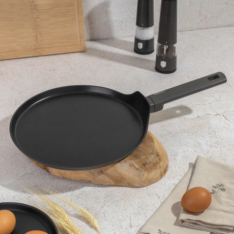 BH/8116, Sartén para crepes de 28 cm, Antracita mate, Sartén para crepes de 28 cm, Sartén para crepes, Batería de cocina, Cocina, Sartenes, Sartén para crepes/panqueques