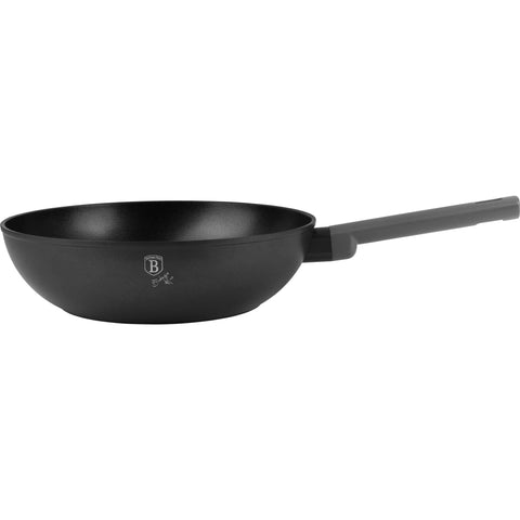 BH/8123, Wok de 28 cm, Antracite Fosco, Wok de 28 cm, Wok, Conjunto de Utensílios de Cozinha