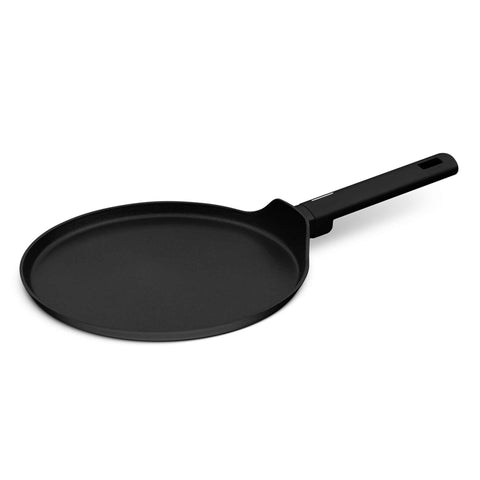 BH/8173, Sartén para panqueques de 28 cm, Negro, Plateado, Sartén para panqueques de 28 cm, Sartén para panqueques, Utensilios de cocina, Cocina, Sartenes, Sartén para crepes/panqueques
