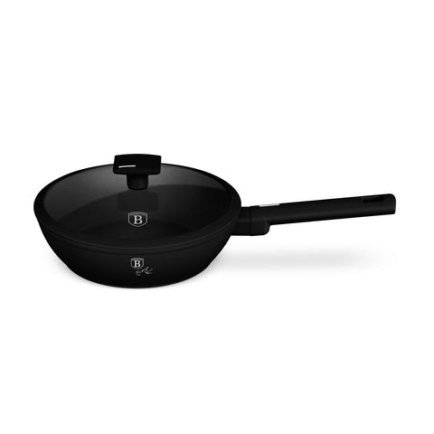 Deep frying pan with lid 24cm