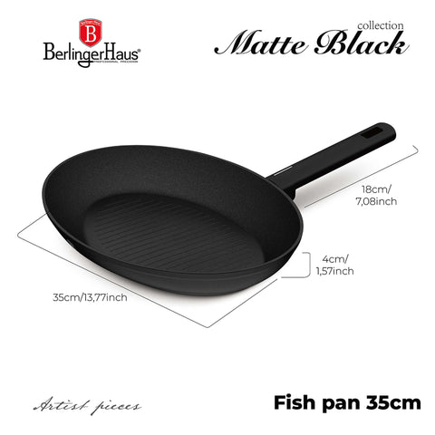 Frigideira para peixe 35 x 25cm