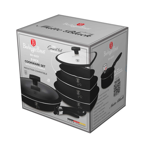 Batterie de cuisine 9 pièces