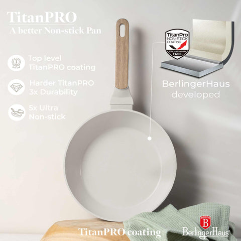 Deep frypan with lid 24cm