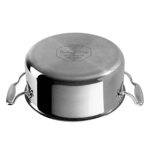 BH/8508, RENEW, BH/7444,BH/8508N, Cacerola con tapa 20cm, acero inoxidable, cacerola 20 cm, cazuela, olla, cacerola con tapa, batería de cocina, cocinar,Berlinger Haus, Promintra