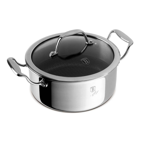 BH/8508N, BH/7444,BH/8508, Cacerola con tapa 20cm, acero inoxidable, cacerola 20 cm, cazuela, olla, cacerola con tapa, batería de cocina, cocinar