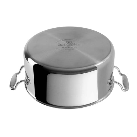 BH/8509, RENEW, BH/7445,BH/8509N, Cacerola con tapa 24cm, acero inoxidable, cacerola 24 cm, cazuela, olla, cacerola con tapa, batería de cocina, cocinar,Berlinger Haus, Promintra