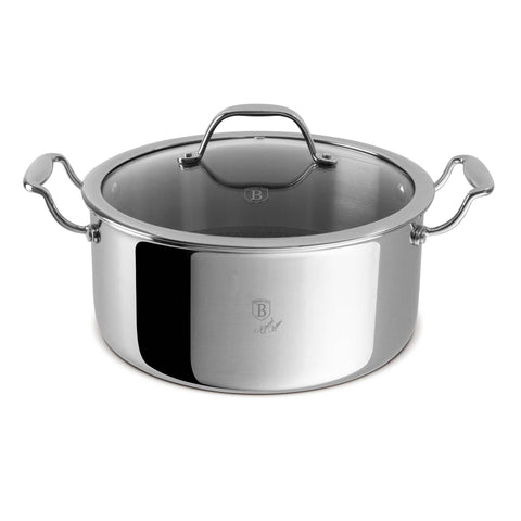 acero inoxidable, batería de cocina, BH/7445, BH/8509, BH/8509N, cacerola 24 cm, cacerola con tapa, Cacerola con tapa 24cm, Casserole, cazuela, cocinar, cookwareset, Eternal Collection, frypan, olla, pot, Pots & Cseroles