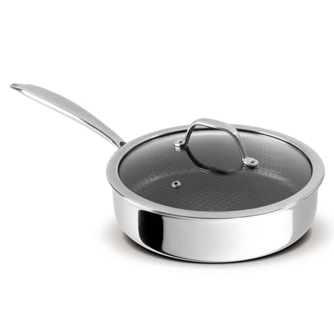 BH/8511N, BH/7443,BH/8511, Sartén honda con tapa 24cm, acero inoxidable, sartén honda 24 cm, sartén, sartén honda, sartén honda con tapa, sartén, batería de cocina, cocinar