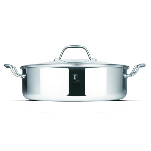 Olla Baja Con Tapa 28Cm