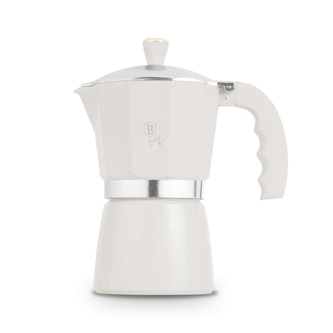 BH/8573, cafeteira de 9 xícaras, creme fosco, cafeteira italiana, cafeteira Moka Express