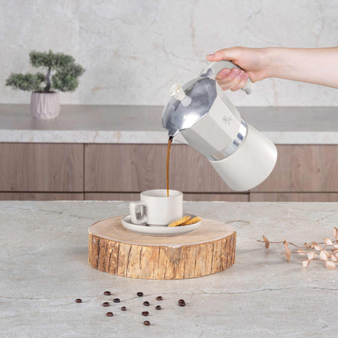 BH/8573, NUEVO, BH/8573N, Cafetera 9 tazas, crema mate, cafetera, cafetera moka, moka express,Berlinger Haus, Promintra