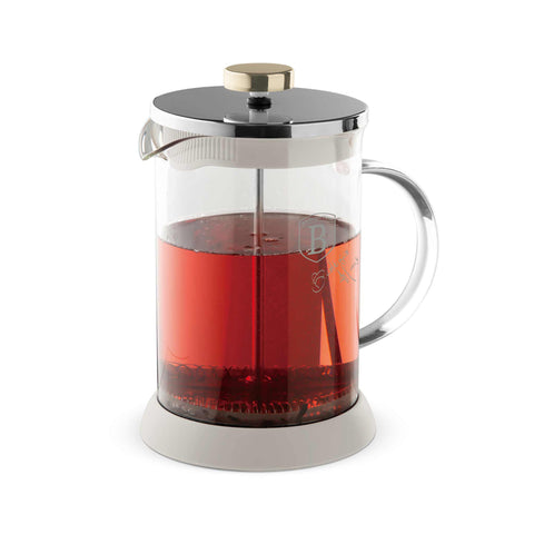 BH/8586, Cafetera de émbolo para café y té de 600 ml, Crema mate, Cafetera de émbolo para café y té, Cafetera de émbolo para café y té, Prensa francesa, Electrodomésticos de cocina, Cafetera