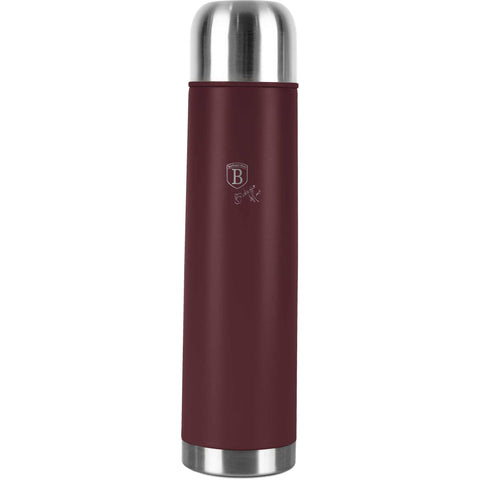 BH/8729, Garrafa Térmica de 1,0 L, Bordô Fosco, Garrafa Térmica