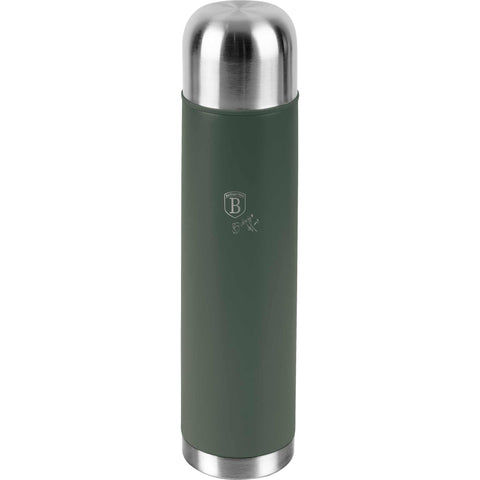 BH/8730, Garrafa Térmica a Vácuo 1,0L, Verde Fosco, Garrafa Térmica a Vácuo