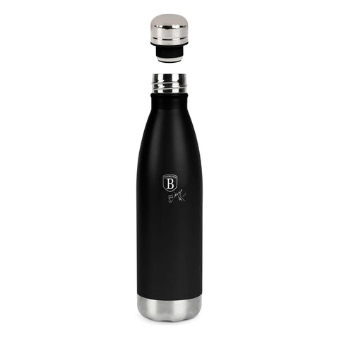 BH/8741, termo de buit de 0,5 l, negre i platejat, termo de buit, termo