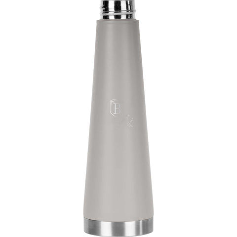 Imatge del producte de l'ampolla termos de 0,4L. Forma part de la col·lecció Taupe. Característiques: • Material: cos interior d'acer inoxidable 18/10 amb recobriment en pols mat • Capacitat: 0,4 L • Color: taupe mat • Embalatge: mitja caixa de regal. (Vista d'estudi). Producte oficial de Berlinger, impulsat per Promintra sl.