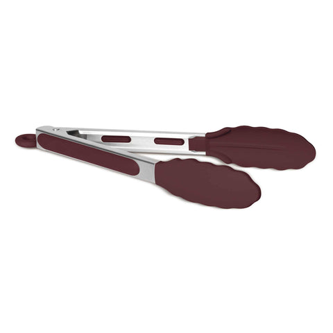BH/8760, Pinza para alimentos, Burdeos mate, Utensilios de cocina, Pinzas