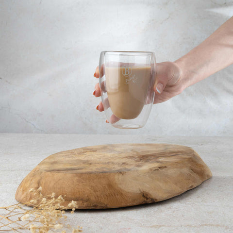accesorios de cocina, BH/7995, BH/8769, BH/8769N, doble pared, juego de 2 vasos, juego de 2 vasos de vidrio, juego de vasos, juego de vasos sin asa, té-café, vajilla, vaso de vidrio, vidrio, accesorios de cocina, vajilla, té-café,Tableware,Glass, Imagen tipo estilo de vida: detalles y funciones.