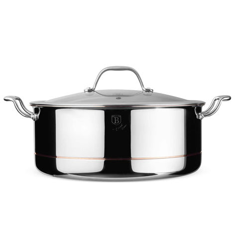 Shallow pot with lid 28cm