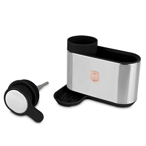 BH/8932, Dispensador de sabó, Negre, Or rosa
