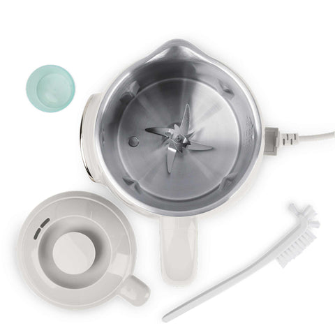 Product image of Soymilk and soup maker 1,2L. Part of the Sahara Collection . Features: • Material: stainless steel, plastic • Max capacity: 1200 ml • Voltage: 220-240V, 50/60Hz • Heating power: 800-950W • Blending power 250W • Accesso.... (Studio view). Official Berlinger Haus product, boosted by Promintra sl.