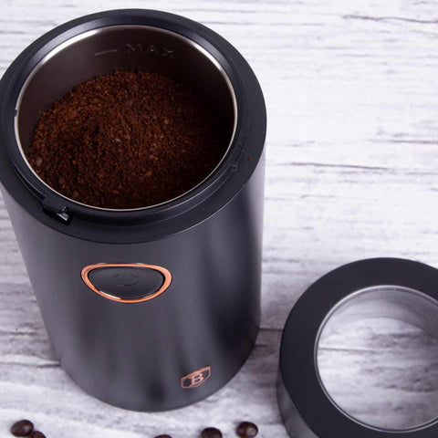 BH/9153, BH/9774, Molinillo de café eléctrico, Negro, Oro rosa, Molinillo de café, Eléctrico, Electrodomésticos de cocina