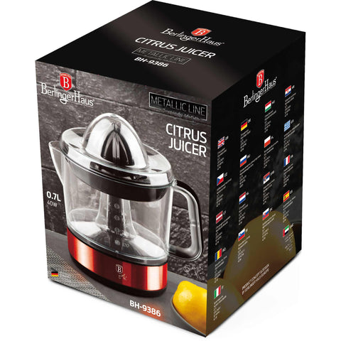 BH/9386, Exprimidor eléctrico de cítricos, color burdeos, rojo, exprimidor de cítricos, eléctrico, exprimidor de cítricos eléctrico, zumo, exprimidor de zumo de naranja, exprimidor de limón,Berlinger Haus, Promintra