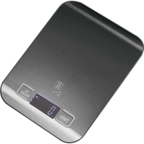 BH/9423, Báscula de cocina digital capacidad 5 kg, acero inoxidable, báscula de cocina, eléctrica, batería, báscula de cocina digital, báscula, Berlinger Haus, Promintra