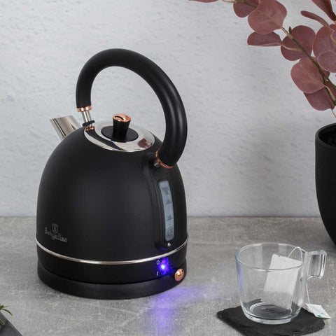 BH/9472, Hervidor eléctrico, Negro, Oro rosa, Hervidor eléctrico a., Eléctrico, Electrodomésticos de cocina, Hervidor