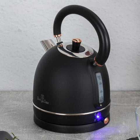 BH/9472, Hervidor eléctrico, negro, oro rosa, hervidor eléctrico, eléctrico, hervidor eléctrico,Berlinger Haus, Promintra