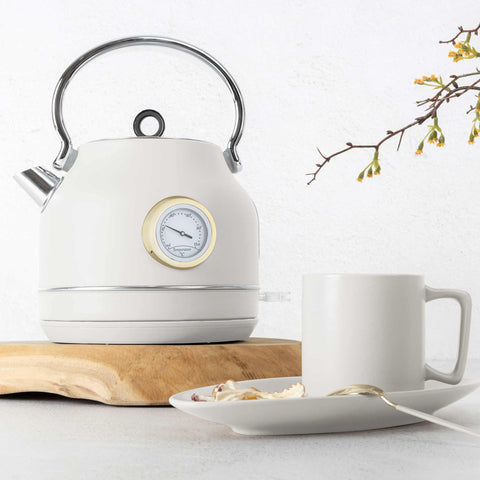 BH/9515, Hervidor eléctrico con termómetro, Crema mate, Hervidor eléctrico k., Eléctrico, Electrodomésticos de cocina, Hervidor