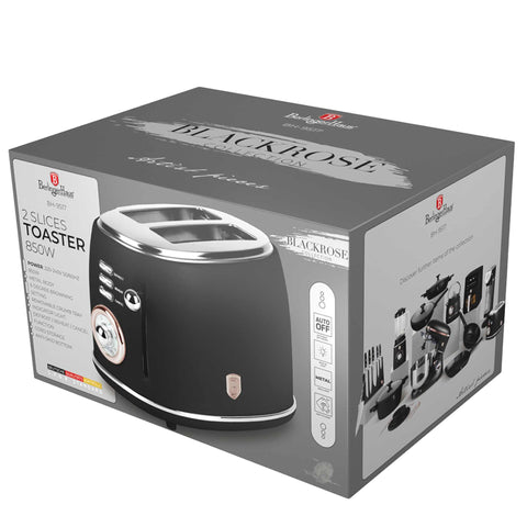 BH/9517, Tostadora, Negra, Oro Rosa, Tostadora B., Eléctrica, Dos Rebanadas, Electrodomésticos de Cocina