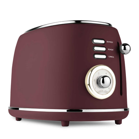 BH/9520, Tostadora, Burdeos mate, Tostadora eléctrica, Dos rebanadas, Electrodomésticos de cocina
