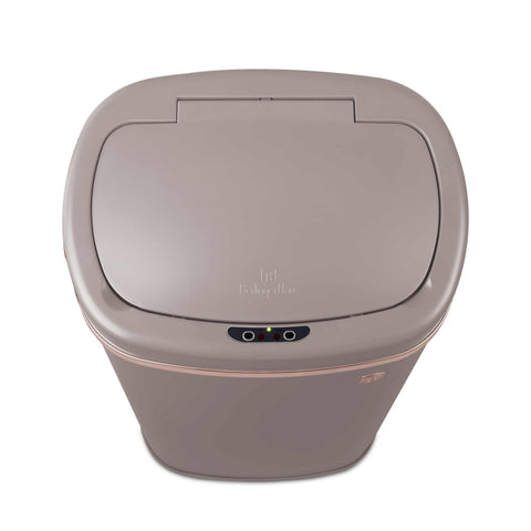 BH/9523, Cubo de basura con sensor de 58 l, color topo mate, cubo de basura con sensor, eléctrico/batería, cubo de basura, cubo de basura, utensilios de cocina