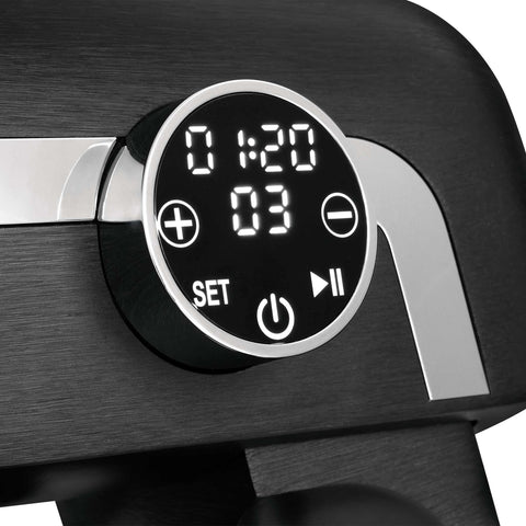 Product image of Kitchen machine. Part of the Black Vantage Collection/Matte Black Collection/Black Silver Collection . Features: • Material: cast aluminium body and stainless steel • 1800 W, 220-240V, 50/60 Hz • Include: • 18/10 stainless steel bowl 7L • Cast aluminium non-st.... (Studio view). Official Berlinger Haus product, boosted by Promintra sl.