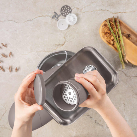 BH/9530, Robot de cocina multifunción 4 en 1, color topo mate, robot de cocina, multiusos, eléctrico, batidora de pie, robot de cocina, electrodomésticos de cocina
