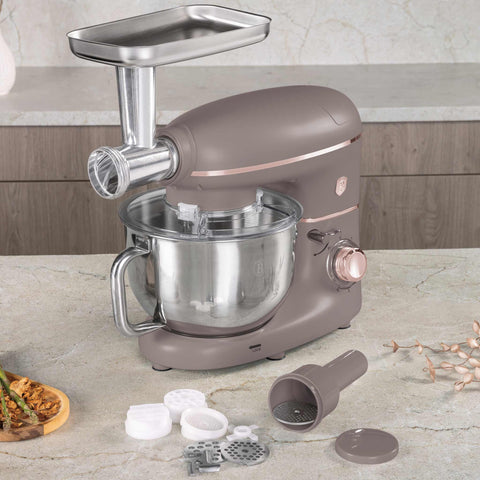 BH/9530, Robot de cocina multifunción 4 en 1, color topo mate, robot de cocina, multiusos, eléctrico, batidora de pie, robot de cocina, electrodomésticos de cocina